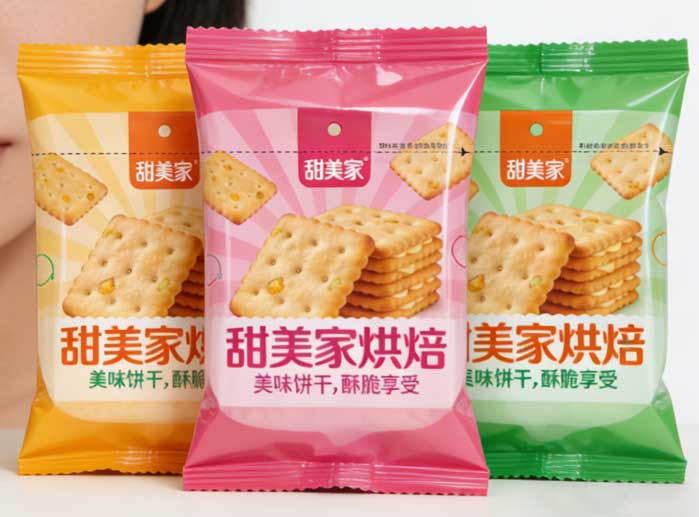 三邊封彩色塑料包裝袋